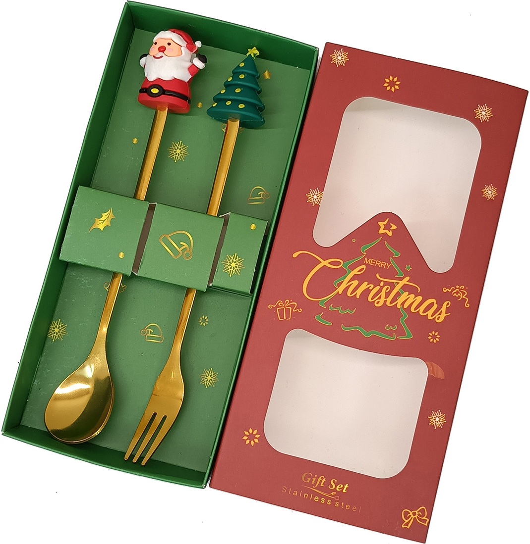 C-F1.2 DC1052-006-1 Gift Set Cutlery 2pcs- Christmas C-F1.2 DC1052-006-1 Gift Set Cutlery 2pcs- Christmas