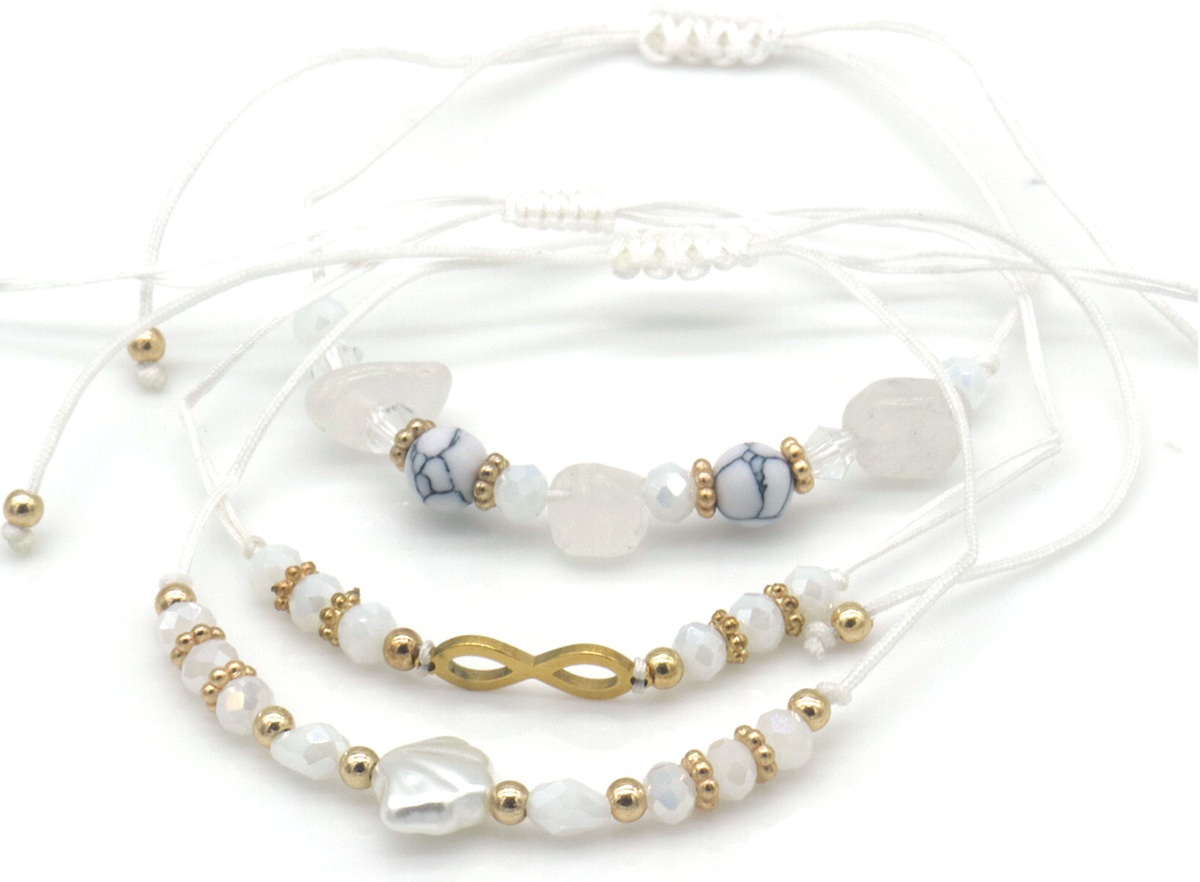 D-B8.3 B1034-006 Bracelet Set Infinity 3pcs