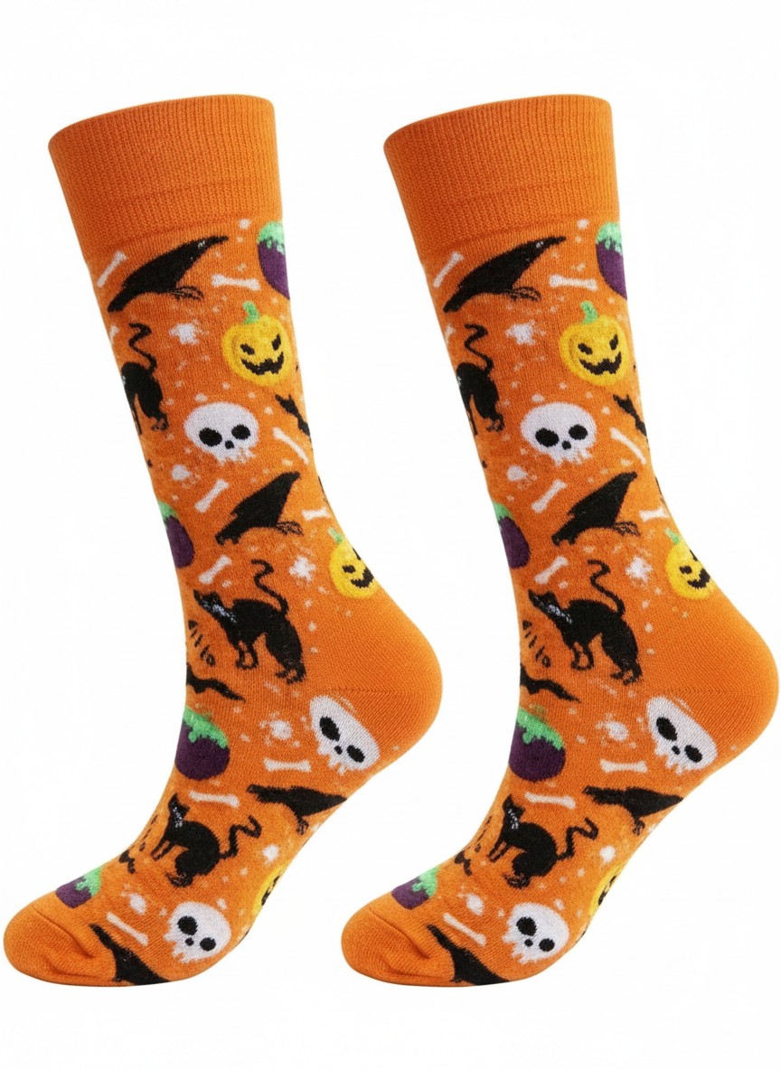S-I8.1 SOCKS2564-018 Pair of Socks Size 38-45 Halloween
