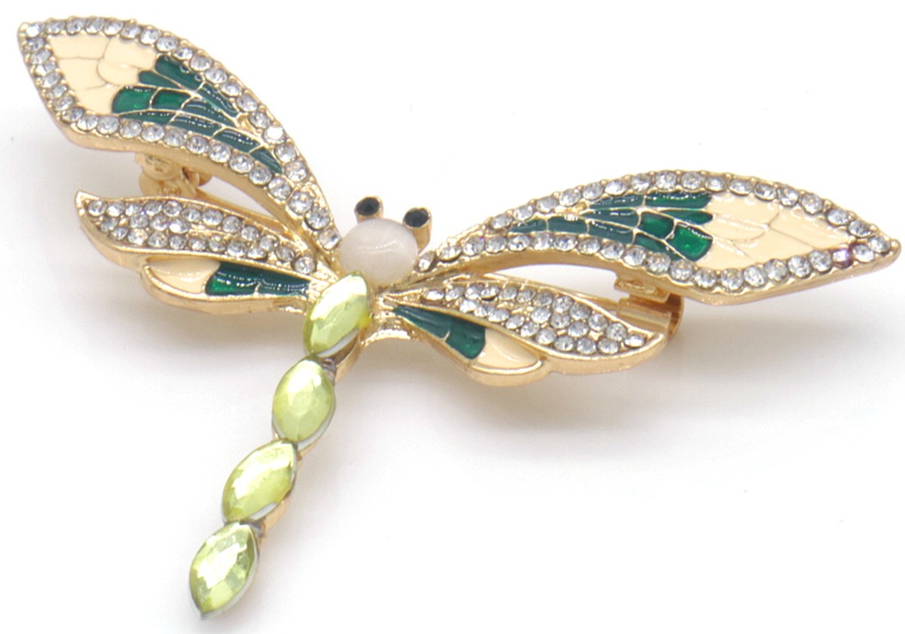 H-F2.3 P1035-021 Brooch Dragonfly 6cm