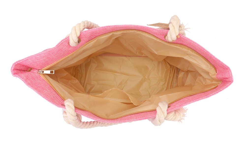 T-P3.1 BAG213-002A Beach Bag Flamingos 50x35cm
