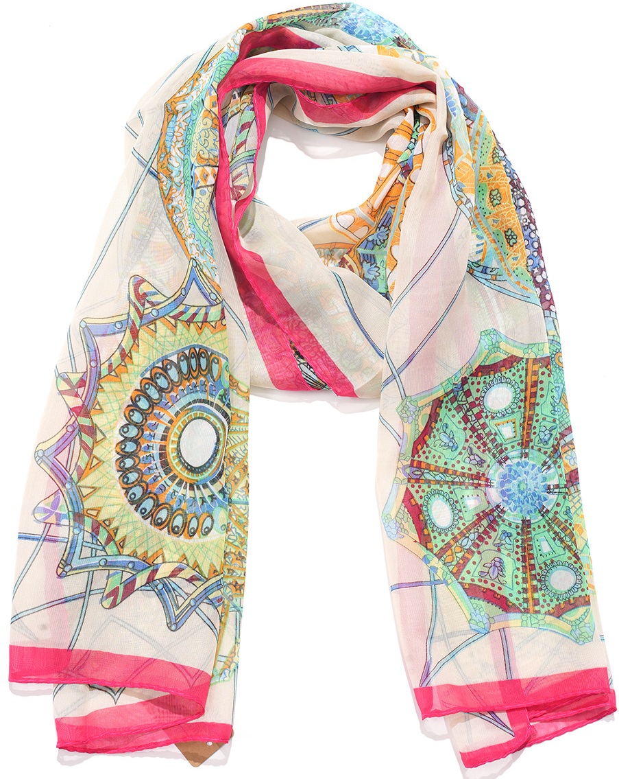 H-D10.2 SCARF2480-036-4 Summer Scarf Extra Thin 150x50cm