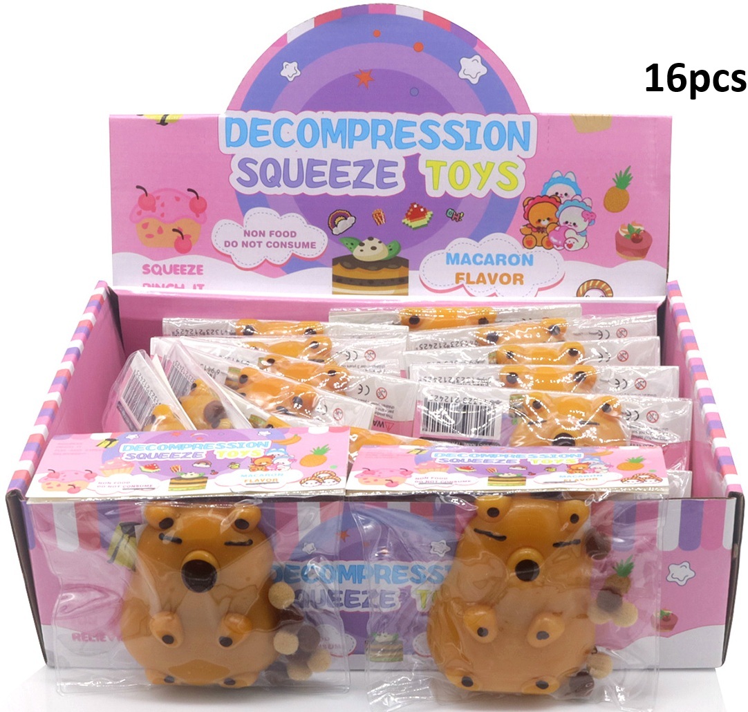 R-C7.1  TOY2535-005 Decompressio Toy Squishy Capybara 8cm - 16pcs