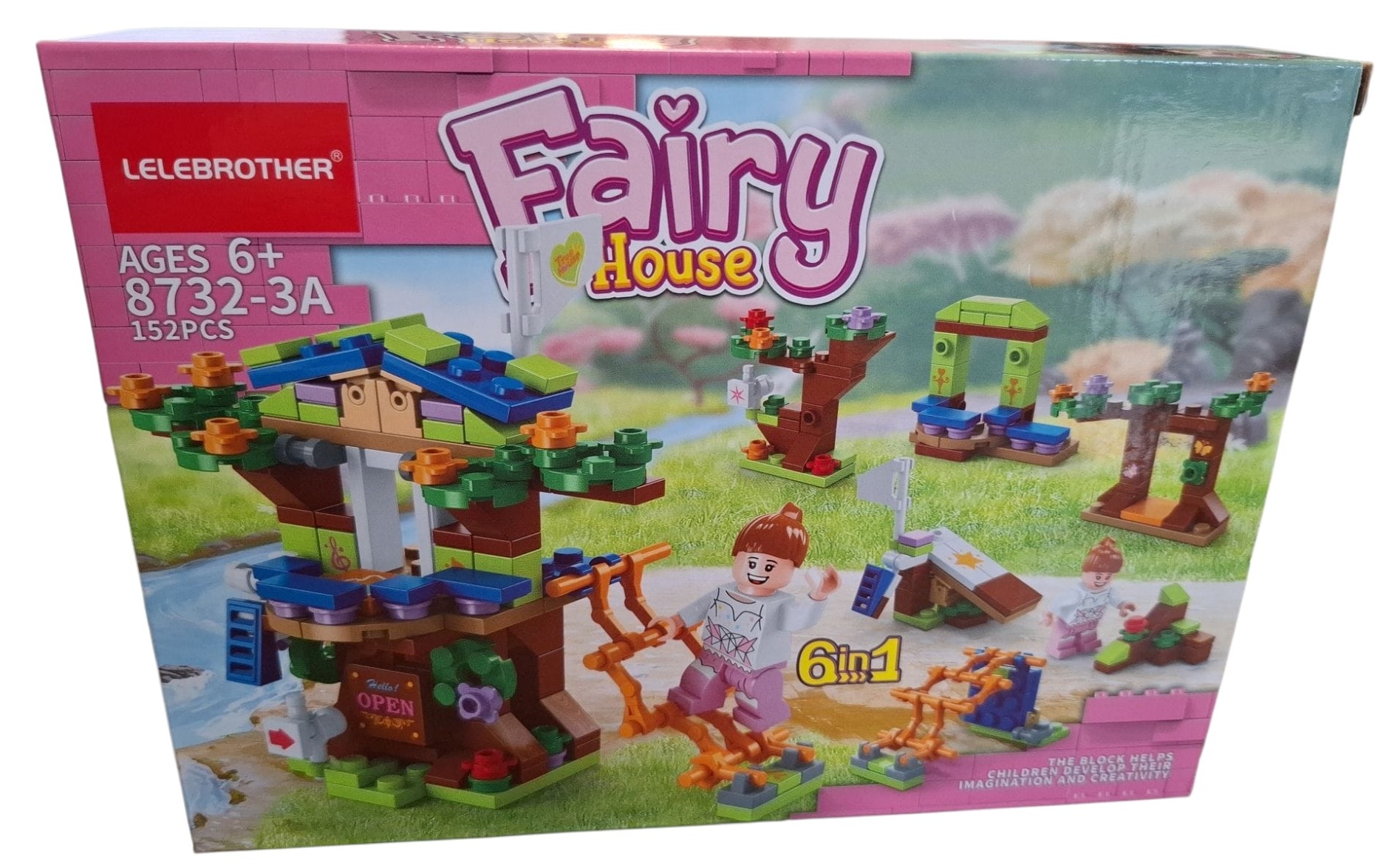 Z-F4.7 TOY8732-3A Building Blocks Fairy House