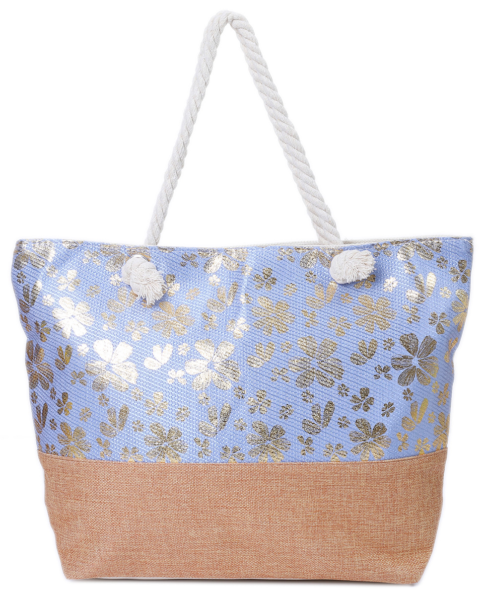 R-D7.2 BAG811-002 Beach Bag Flowers 50x35x14cm