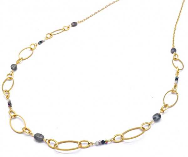 F-F8.1 N221-372G S. Steel Long Necklace 88-94cm