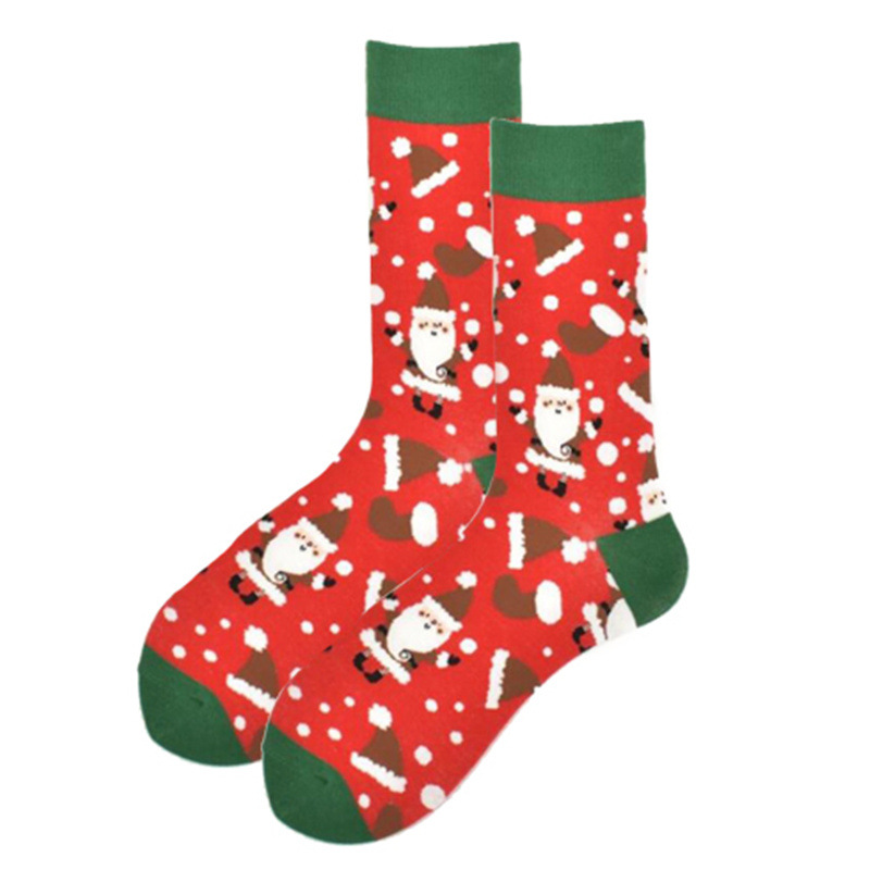 S-D7.1 SOCK2438-110 Pair of Socks Size 38-45 Christmas